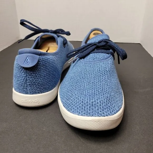 Allbirds Tree Skippers Blue Wool Mens Sneakers Shoes Size 13
