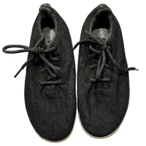 Allbirds Women's Wool Running Sneakers Natural Black Size 9‎