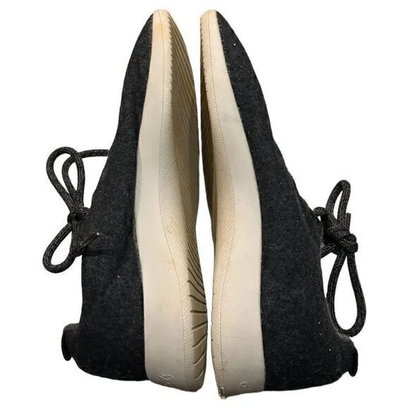 Allbirds Women's Wool Running Sneakers Natural Black Size 9‎