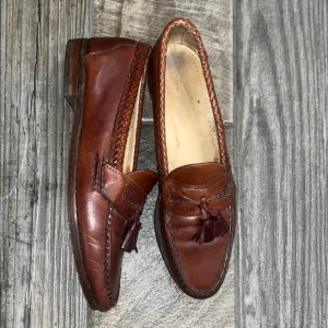 Allen Edmonds Brown Leather Slip-On Loafers