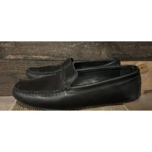 Allen Edmonds Mens 11 The Super Sport Technogel Black Leather Loafers Shoes