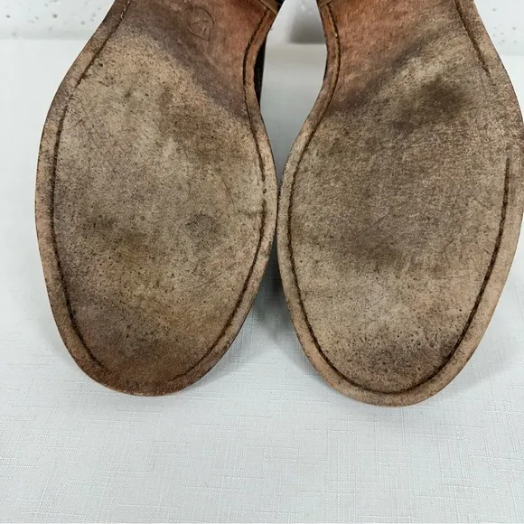 Allen Edmonds Men’s size 10 Normandy Brown Leather Cap Toe Boots