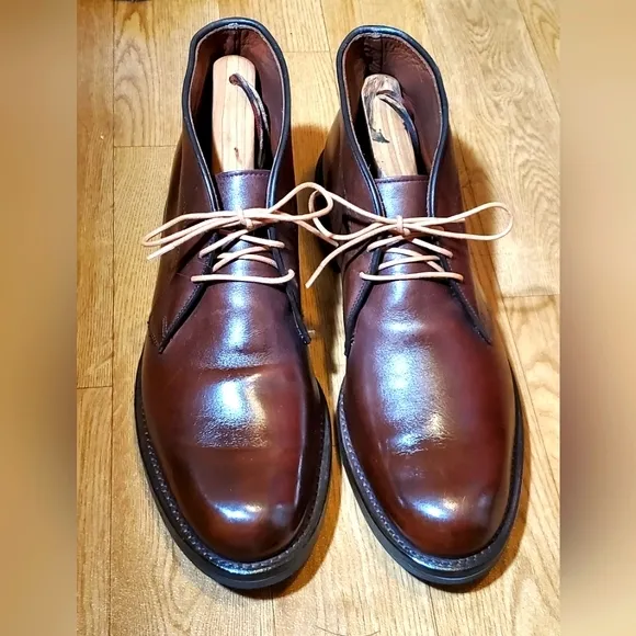 ALLEN EDMONDS 🇺🇸 USA Boots Malvern Chukka Brown Leather Goodyear Welt Sz 11.5