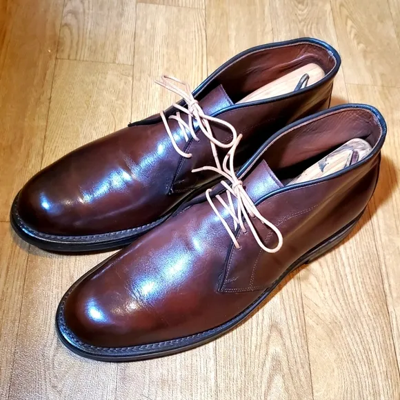 ALLEN EDMONDS 🇺🇸 USA Boots Malvern Chukka Brown Leather Goodyear Welt Sz 11.5