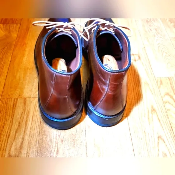 ALLEN EDMONDS 🇺🇸 USA Boots Malvern Chukka Brown Leather Goodyear Welt Sz 11.5