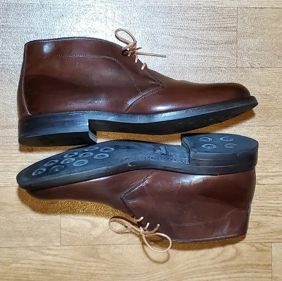 ALLEN EDMONDS 🇺🇸 USA Boots Malvern Chukka Brown Leather Goodyear Welt Sz 11.5