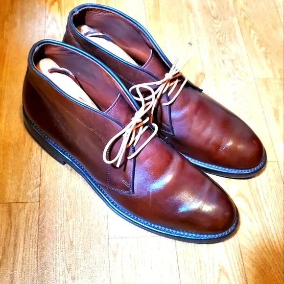 ALLEN EDMONDS 🇺🇸 USA Boots Malvern Chukka Brown Leather Goodyear Welt Sz 11.5