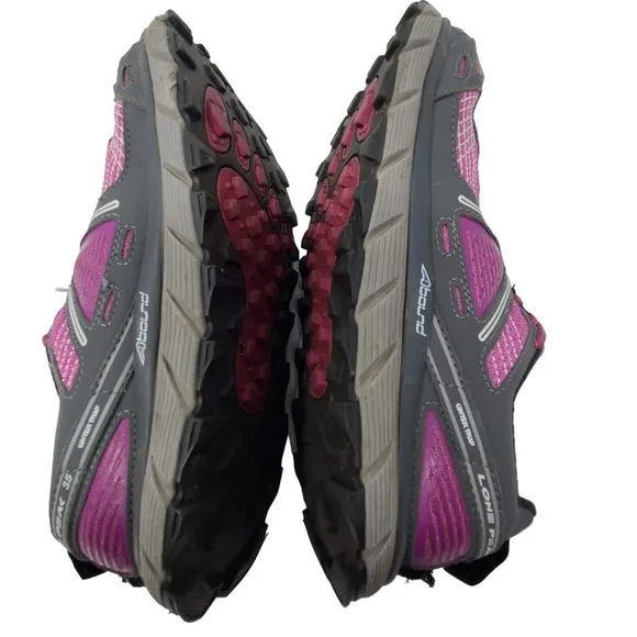 ALTRA Lone Peak 3.5 Trail Running Shoes Purple Gray AFW1755F-1 Women's US 6