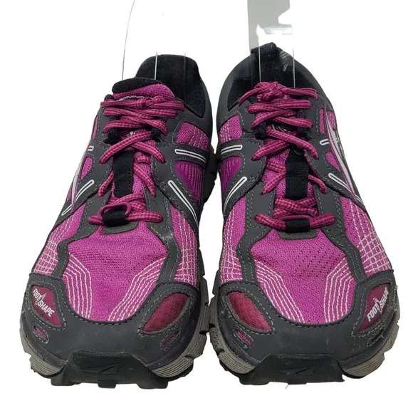 ALTRA Lone Peak 3.5 Trail Running Shoes Purple Gray AFW1755F-1 Women's US 6