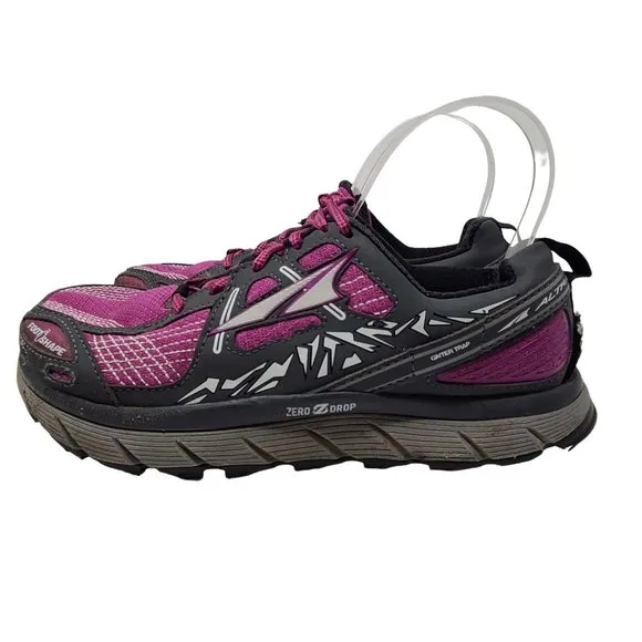 ALTRA Lone Peak 3.5 Trail Running Shoes Purple Gray AFW1755F-1 Women's US 6