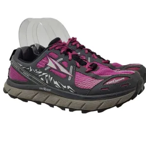 ALTRA Lone Peak 3.5 Trail Running Shoes Purple Gray AFW1755F-1 Women's US 6