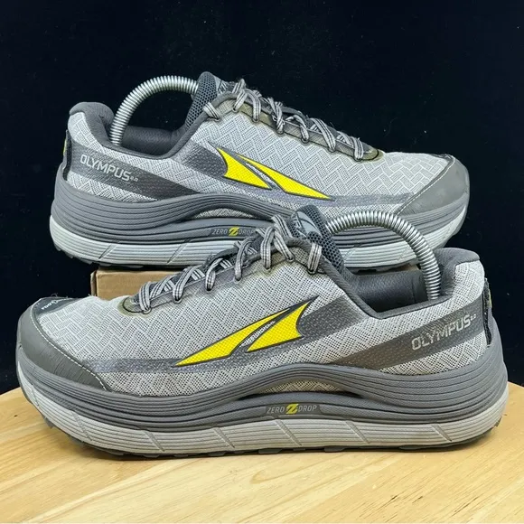 Altra Olympus 2.0 Mens Running Shoes Gray Size 9 Vibram Hiking Trail Sneakers