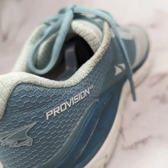 Altra Provision 4.0 Shoes Womens 7.5 Hiking Trail Runner Sneaker Blue