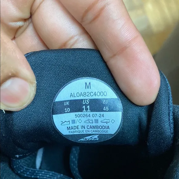 Altra Torin 7 Men's Running Sneakers “Black Gray White”