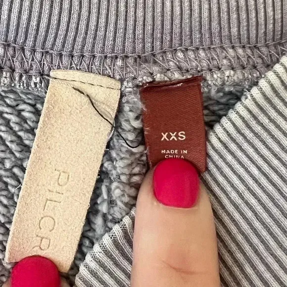Anthropologie Pilcro off the shoulder slouchy sweatshirt