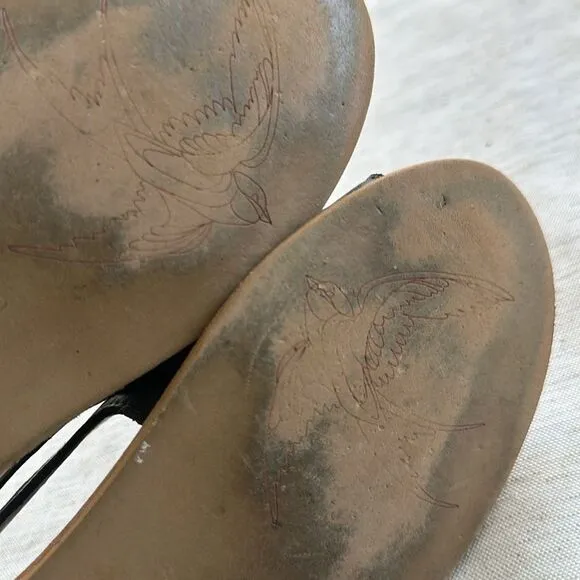 Anthropologie Bird Of Flight Leather Flat Shoes 7.5