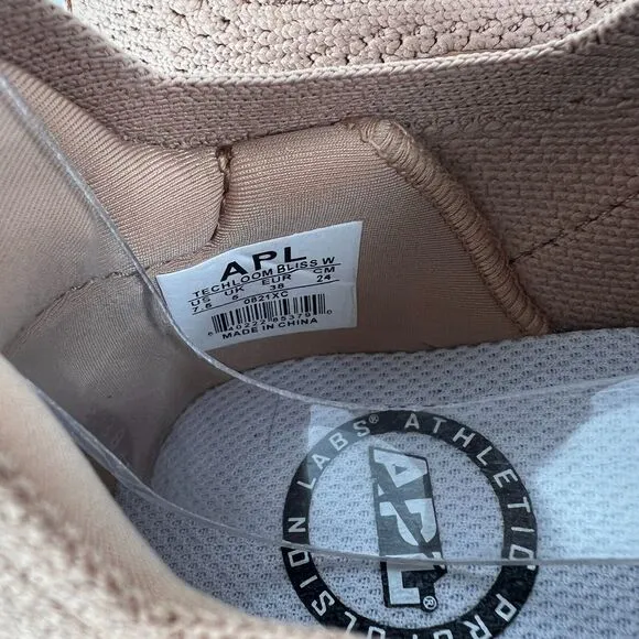 APL Athletic Propulsion Labs Techloom Bliss women's size 7.5 dusty rose sneakers