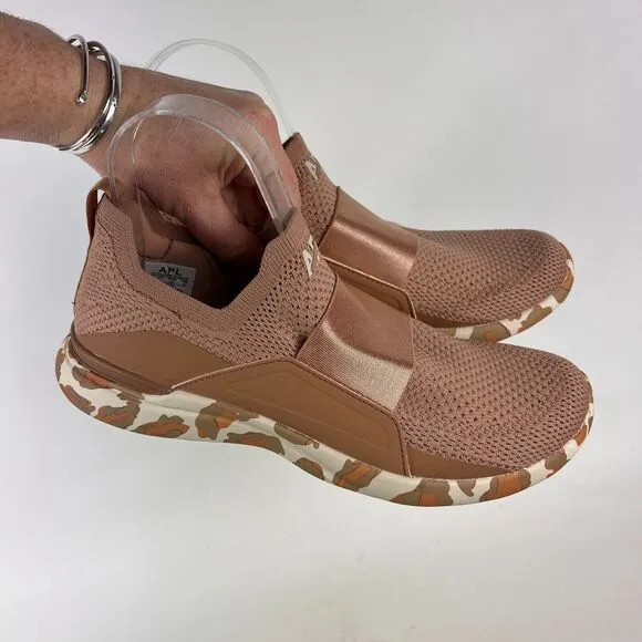 APL Athletic Propulsion Labs Techloom Bliss women's size 7.5 dusty rose sneakers