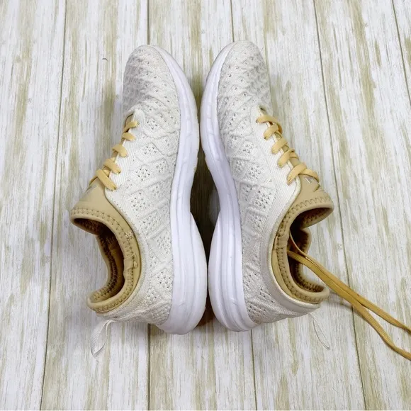 APL TechLoom Phantom Sneakers in White / Caramel