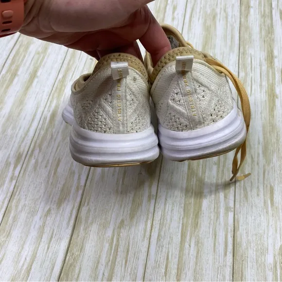 APL TechLoom Phantom Sneakers in White / Caramel