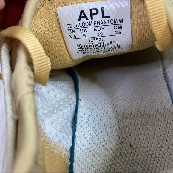 APL TechLoom Phantom Sneakers in White / Caramel