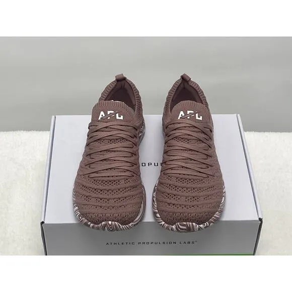 APL Womens Techloom Wave Running Shoes Sneakers Size 8 Beechwood/White/Marble
