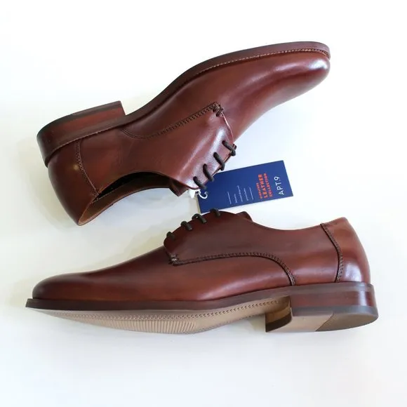 Apt. 9 Men's Brown Leather Dress Shoes Size 8