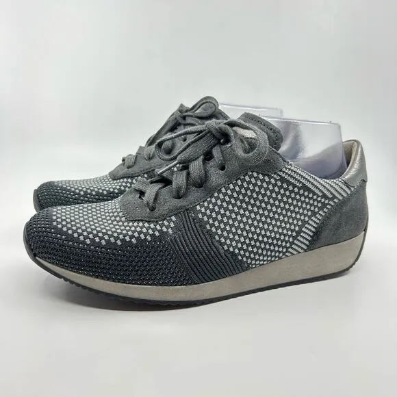 Ara Fusion Lilly Low Top Lace Up Womens Sneakers Shoes Gray/White US 6.5 Sporty