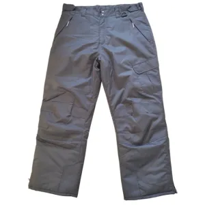 Arctic Quest Snow Pants Man's Large Gray Ski Boot Gaiters Water Resistant Cargo