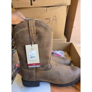 Ariat Men's Heritage Roper Western Boot Distressed Brown Size 15