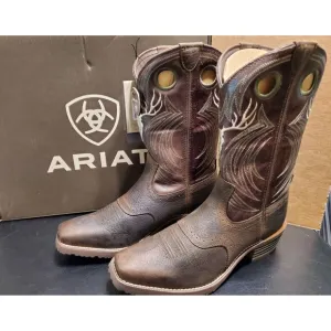 Ariat Men's Hybrid Roughstock Antler Brown Cowboy Boots 10061156 Size 11 NEW