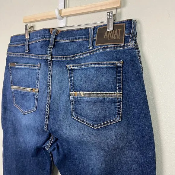 Ariat Men's M8 TekStretch Brawley Modern Slim Leg Jean 40 x 32  Morro Wash