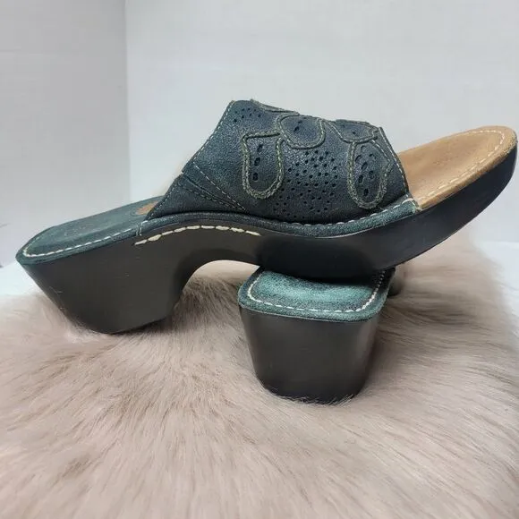 Ariat Floral Slide Sandals Black Style 22301 Womens Slip On Shoes Size 9.5 B