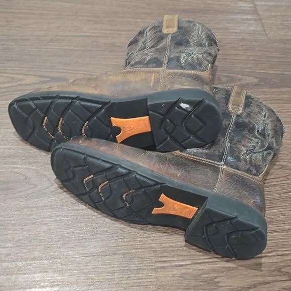 Ariat steel toe puncture resistant work boots size 10EE