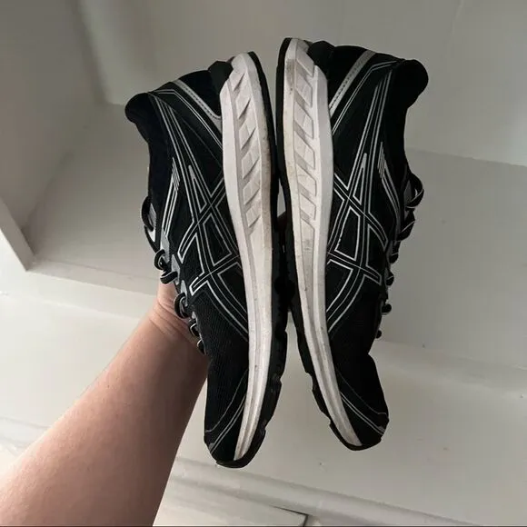 Asics Black Gel Sileo Mesh Upper Running Sneakers