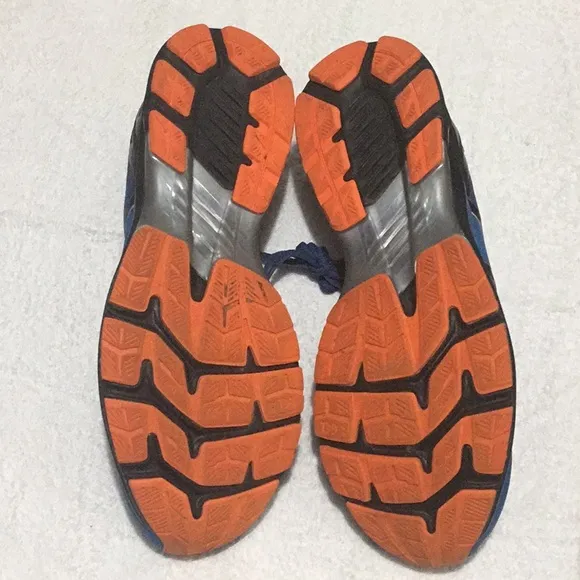 Asics Blue and Orange Sneakers
