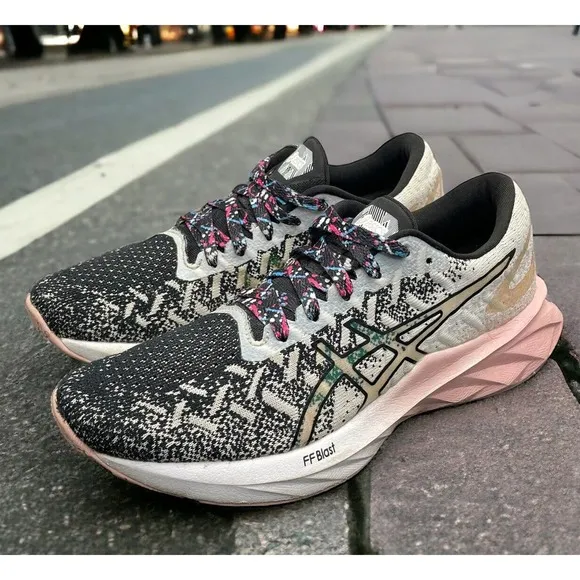 Asics Dynablast Peach Ginger Running Sneakers 1012A944 Womens 7 Fast Shipping