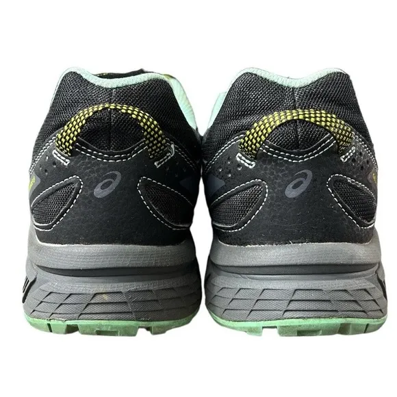 ASICS Gel-Venture 6 T7G6N Black Teal‎ Green Women Running Sneaker Size 9