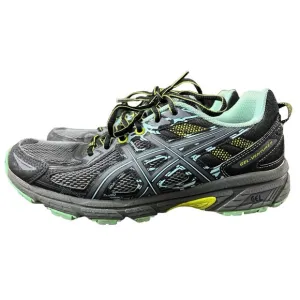 ASICS Gel-Venture 6 T7G6N Black Teal‎ Green Women Running Sneaker Size 9