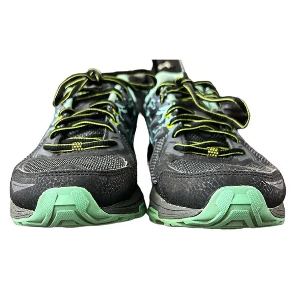 ASICS Gel-Venture 6 T7G6N Black Teal‎ Green Women Running Sneaker Size 9