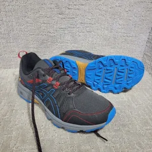 Asics Gel Venture 7 Men’s Size 9 US Extra Wide Blue Gray Orange Running Sneakers