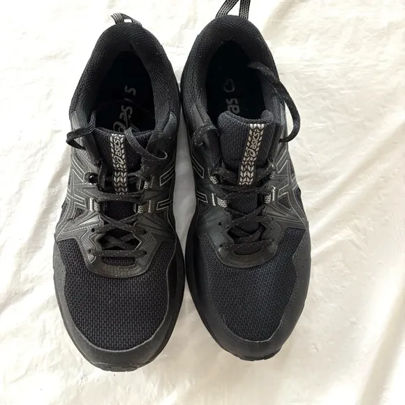 ASICS Gel Venture 8 Black running Sneakers SZ 9.5 NWOT