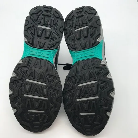 Asics Gel-Venture 8 Running Shoes 1012B230 Women's size 8.5 Black Teal Sneakers