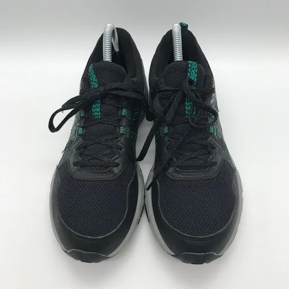 Asics Gel-Venture 8 Running Shoes 1012B230 Women's size 8.5 Black Teal Sneakers