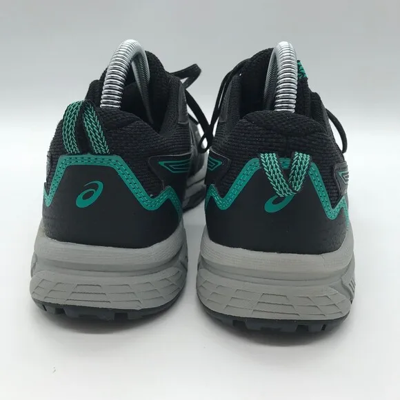 Asics Gel-Venture 8 Running Shoes 1012B230 Women's size 8.5 Black Teal Sneakers