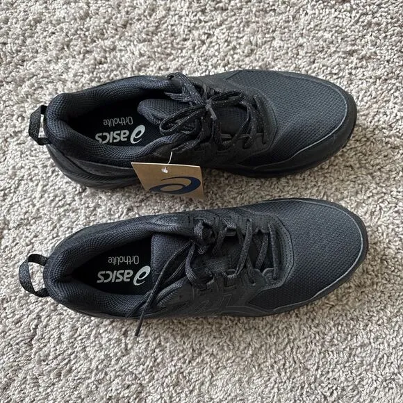 ASICS Gel Venture 9 Trail Running Shoes Sneakers Mens Size 9 Black / Black New