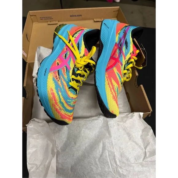 Asics GT-1000 12 Vibrant Yellow Hot Pink Running Shoes Sneakers 7.5