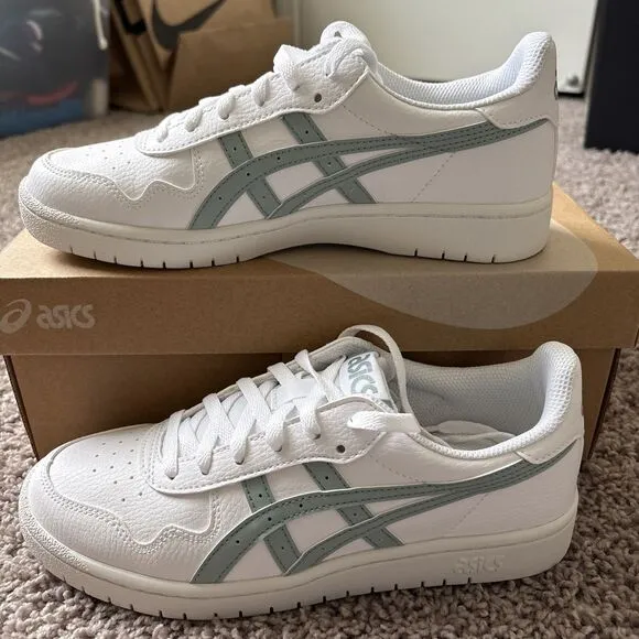 ASICS Japan S Womens Shoes Sneakers White Malachite Green 1202A118-125 Size 7.5