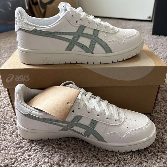 ASICS Japan S Womens Shoes Sneakers White Malachite Green 1202A118-125 Size 7.5