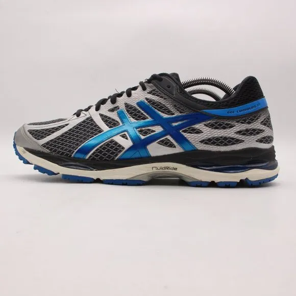 Asics Mens Gel Cumulus 17 Men's Size 10.5  Blue Silver Running Sneakers T5D3N